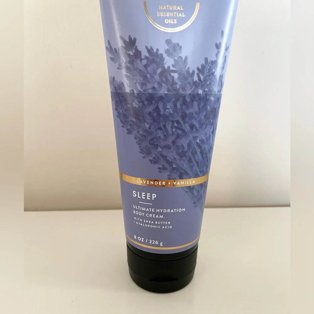 Bath & Body Works Aromatherapy Sleep Nighttime Lavender Vanilla Body Cream 8oz